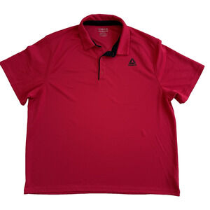 Reebok Men’s 3XL Neon Red Performance Golf Polo Shirt